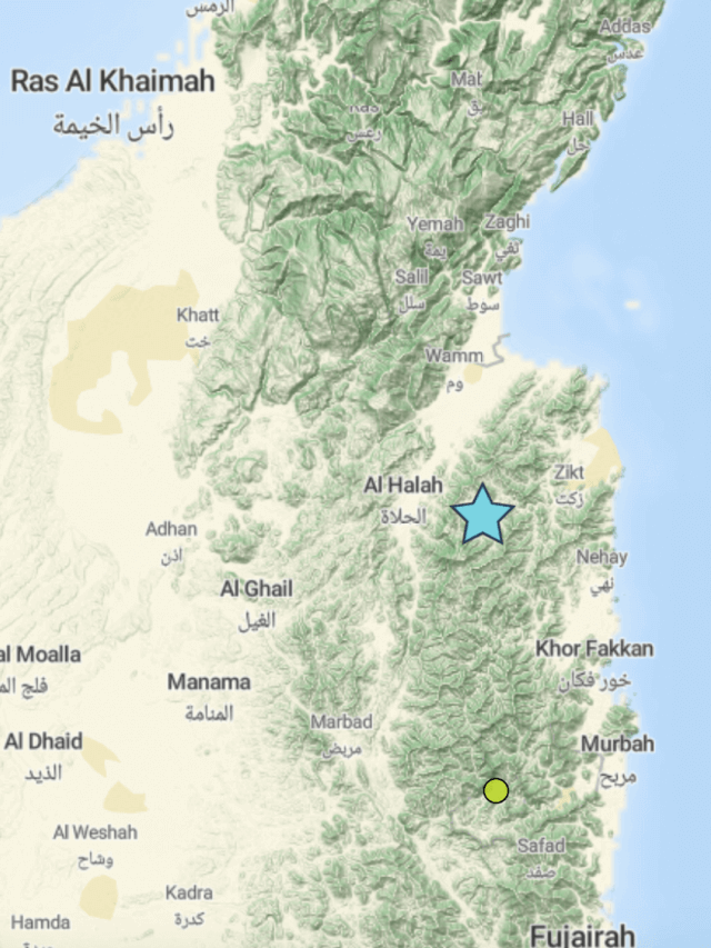 Earthquake of 1.9 magnitude hit at Al Halah, UAE